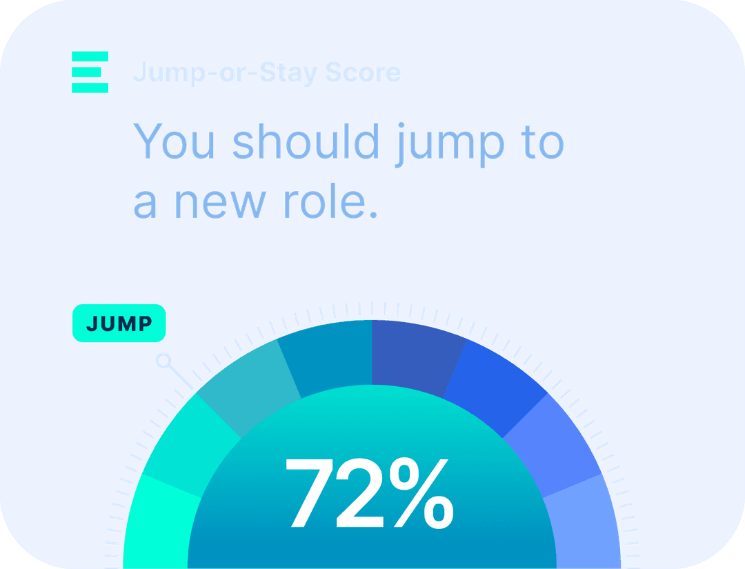 Jump or stay feature of the Tiered app